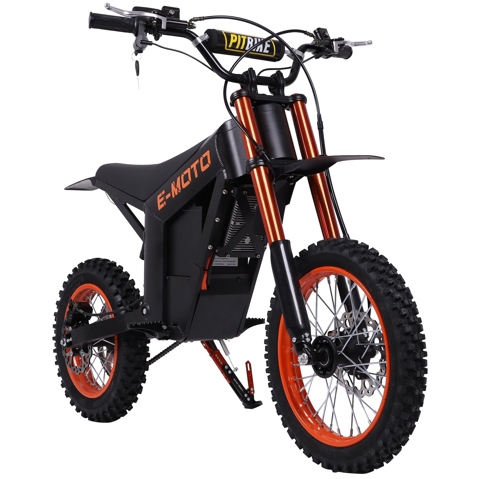 E-MOTO 14" Offroad Escooter & Emotocycyle, 7500W(Peak) 3000W (Rated) Motor, 50NM, 48V 30AH Battery
