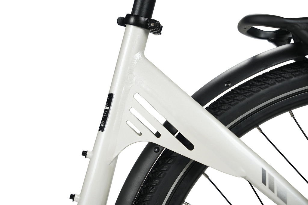 TTGO C3Pro 28" Step-Thru Electric Bike, 500W(Peak) 250W (Rated) BAFANG Motor, Torque Sensor, 36V 20Ah Removable Battery, Shimano 7-Speed