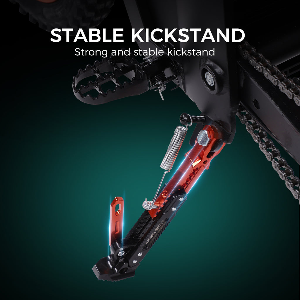 E-MOTO 14" Offroad Escooter & Emotocycyle, 7500W(Peak) 3000W (Rated) Motor, 50NM, 48V 30AH Battery