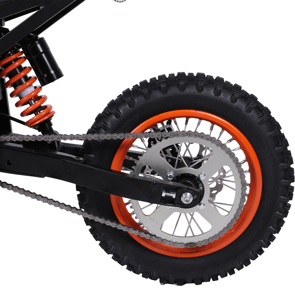 E-MOTO 14" Offroad Escooter & Emotocycyle, 7500W(Peak) 3000W (Rated) Motor, 50NM, 48V 30AH Battery