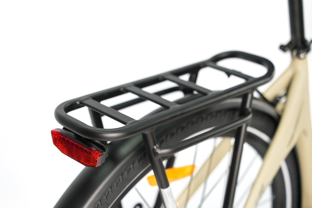 TTGO C3SE 28" Step-Thru Electric Bike, 430W(Peak) 250W (Rated) Motor, Speed Sensor, 36V 18Ah Removable Battery, Shimano 7-Speed