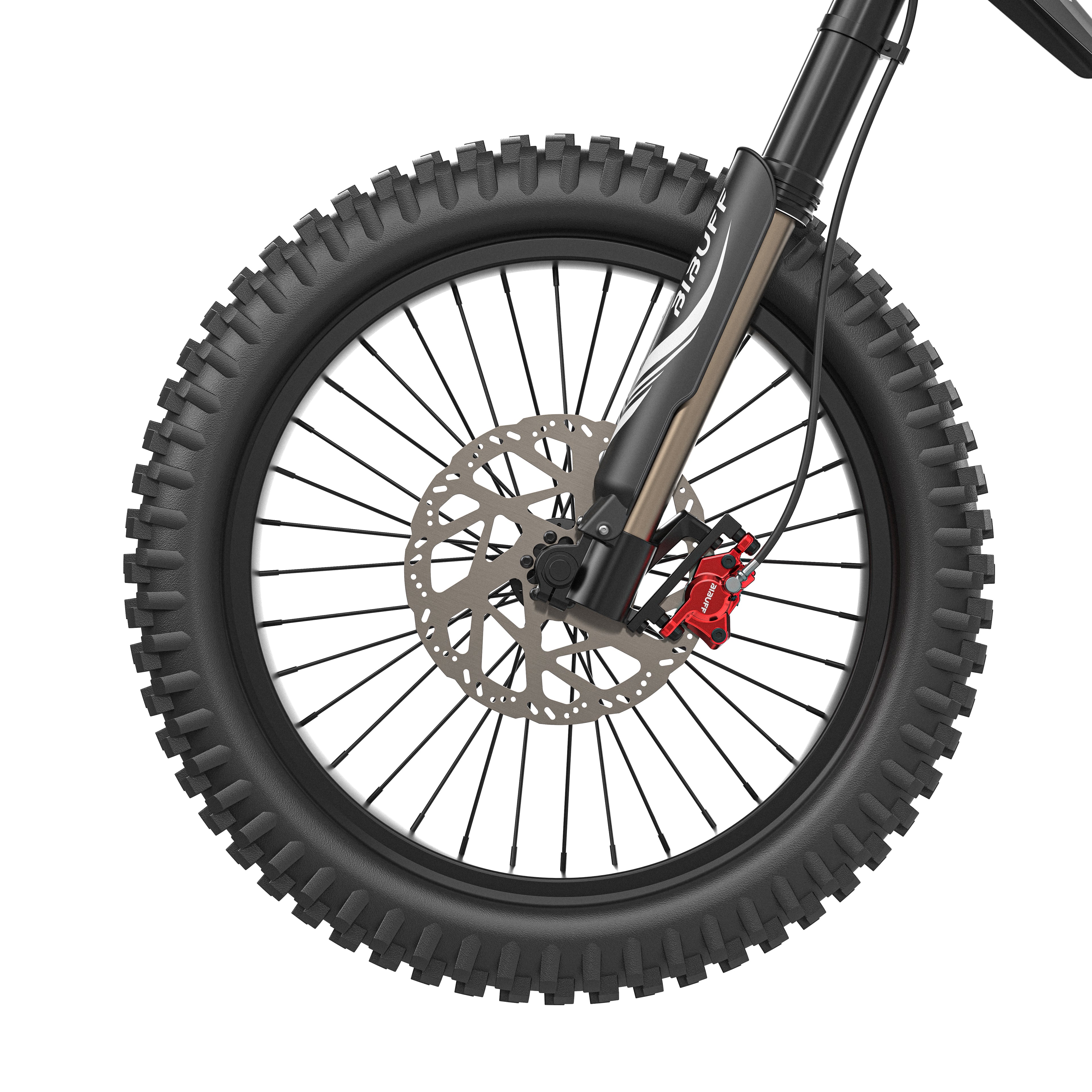 BIBUFF GT600 Electric Dirt Bike, 7500W Peak Power, 400N.m, 72V 30Ah Removable Battery, 19 Inch e-Moto