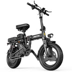 Aairsk RS5 Folding Electric Bike for Adults, 14" E-Bike, 748W Peak Motor, 48V15Ah Battery, 22 MPH, 40 Miles Range, UL 2849 Certified