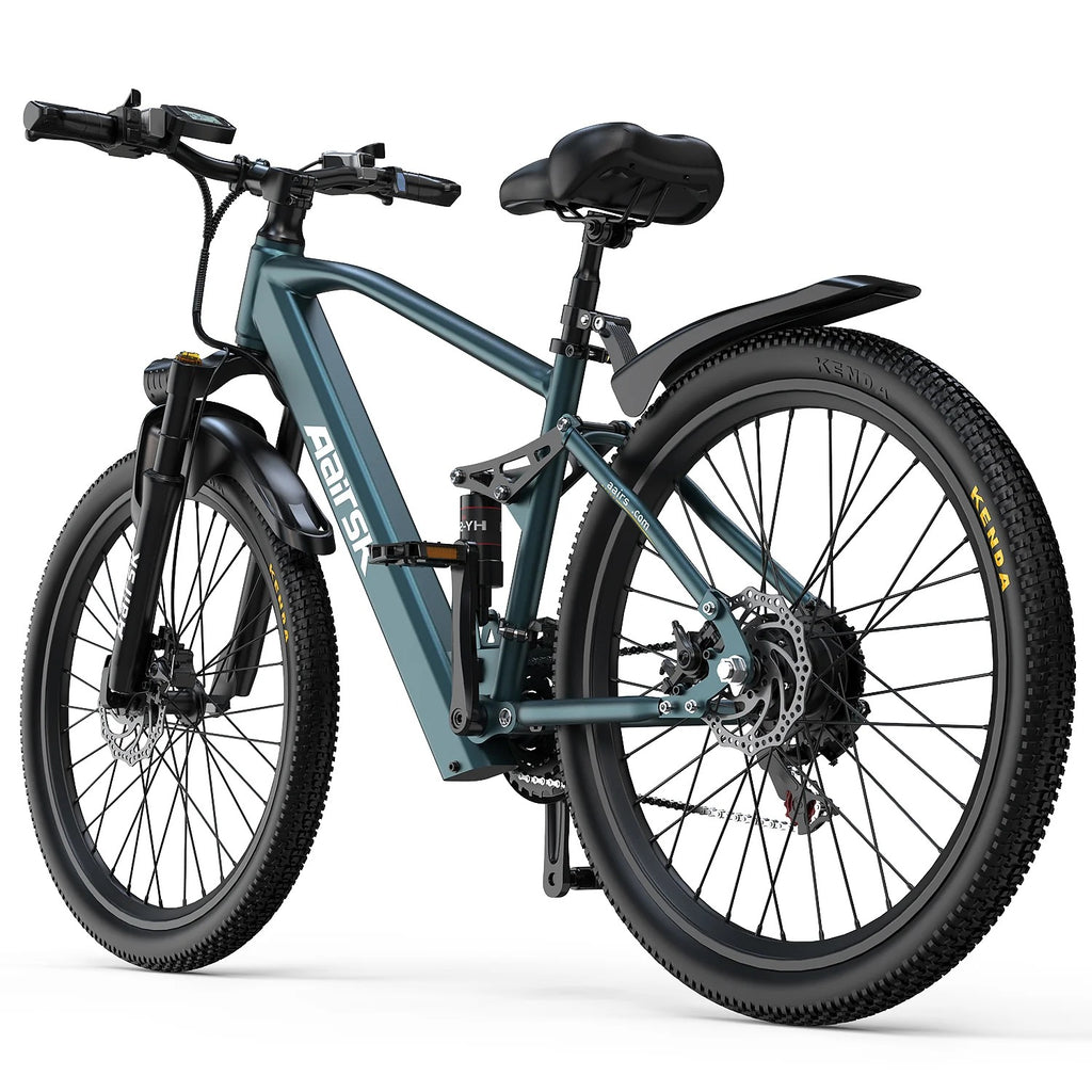 Aairsk GT900 26 inch Electric Bike, 430W(Peak) Motor, 36V 13AH Battery, Dual Suspension, Ideal for City and Trail Rides