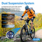 Aairsk GT900 26 inch Electric Bike, 430W(Peak) Motor, 36V 13AH Battery, Dual Suspension, Ideal for City and Trail Rides