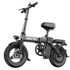 Aairsk F6 Electric Bike for Adults, 748W Motor 20Mph,48V 10Ah Removable Battery, 20" Fat Tire E-Bike with Front Suspension & LCD Display MTB UL2849